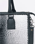 American Darling ADBG1217 Crocodile Embossed Genuine Leather Women Bag Western Handbag Purse