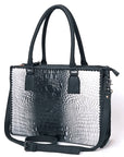 American Darling ADBG1217 Crocodile Embossed Genuine Leather Women Bag Western Handbag Purse