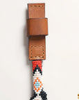 HILASON Beaded American Style Western Cowgirl Handmade Hatband Tan