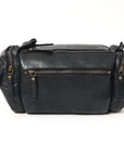 Spaghetti Western Swc400Blk Duffel Vintage Handmade Drum Dyed Genuine European Cowhide Leather Women Bag Western Handbag Purse