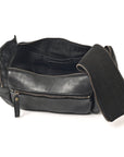Spaghetti Western Swc400Blk Duffel Vintage Handmade Drum Dyed Genuine European Cowhide Leather Women Bag Western Handbag Purse