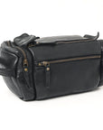 Spaghetti Western Swc400Blk Duffel Vintage Handmade Drum Dyed Genuine European Cowhide Leather Women Bag Western Handbag Purse