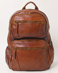 Spaghetti Western Swc414Cg Backpack Vintage Handmade Drum Dyed Genuine European Cowhide Leather Women Bag Western Handbag Purse