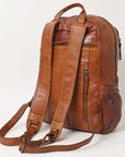 Spaghetti Western Swc414Cg Backpack Vintage Handmade Drum Dyed Genuine European Cowhide Leather Women Bag Western Handbag Purse