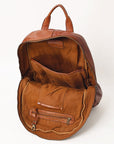 Spaghetti Western Swc414Cg Backpack Vintage Handmade Drum Dyed Genuine European Cowhide Leather Women Bag Western Handbag Purse