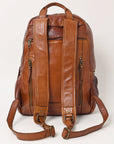 Spaghetti Western Swc414Cg Backpack Vintage Handmade Drum Dyed Genuine European Cowhide Leather Women Bag Western Handbag Purse