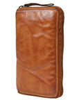 Spaghetti Western Swc434Cg Wallet Vintage Handmade Drum Dyed Genuine European Cowhide Leather Women Bag Western Handbag Purse