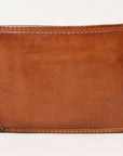 Spaghetti Western Swc463Cg Wallet Vintage Handmade Drum Dyed Genuine European Cowhide Leather Women Bag Western Handbag Purse