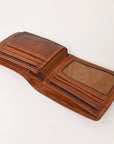 Spaghetti Western Swc463Cg Wallet Vintage Handmade Drum Dyed Genuine European Cowhide Leather Women Bag Western Handbag Purse