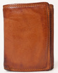 Spaghetti Western Swc464Cg Wallet Vintage Handmade Drum Dyed Genuine European Cowhide Leather Women Bag Western Handbag Purse
