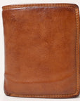Spaghetti Western Swc465Cg Wallet Vintage Handmade Drum Dyed Genuine European Cowhide Leather Women Bag Western Handbag Purse