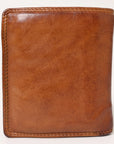 Spaghetti Western Swc465Cg Wallet Vintage Handmade Drum Dyed Genuine European Cowhide Leather Women Bag Western Handbag Purse