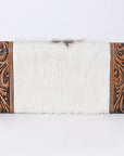 OHLAY KBG224 Coin Purse Hand Tooled Hair-On Genuine Leather women bag western handbag purse
