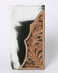OHLAY KBG225 Coin Purse Hand Tooled Hair-On Genuine Leather women bag western handbag purse