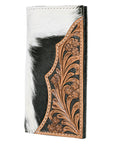OHLAY KBG225 Coin Purse Hand Tooled Hair-On Genuine Leather women bag western handbag purse