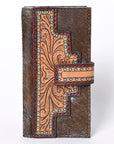 OHLAY KBG228 Coin Purse Hand Tooled Hair-On Genuine Leather women bag western handbag purse
