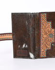 OHLAY KBG228 Coin Purse Hand Tooled Hair-On Genuine Leather women bag western handbag purse