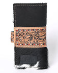 OHLAY KBG238 Coin Purse Hand Tooled Hair-On Genuine Leather women bag western handbag purse