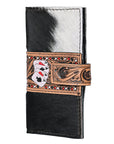 OHLAY KBG238 Coin Purse Hand Tooled Hair-On Genuine Leather women bag western handbag purse