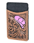OHLAY KBG240 Card-Holder Hand Tooled Genuine Leather women bag western handbag purse