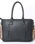OHLAY KBG245 TOTE Hand Tooled Hair-on Genuine Leather women bag western handbag purse
