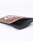 OHLAY KBG247 Card-Holder Hand Tooled Genuine Leather women bag western handbag purse