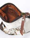 OHLAY KBG254 Coin Purse Hair-On Genuine Leather women bag western handbag purse