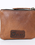 OHLAY KBG254 Coin Purse Hair-On Genuine Leather women bag western handbag purse
