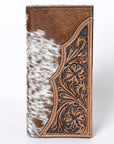 OHLAY KBG266 Coin Purse Hand Tooled Hair-On Genuine Leather women bag western handbag purse