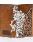 OHLAY KBG266 Coin Purse Hand Tooled Hair-On Genuine Leather women bag western handbag purse