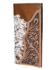 OHLAY KBG266 Coin Purse Hand Tooled Hair-On Genuine Leather women bag western handbag purse