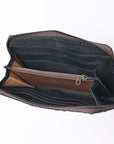 OHLAY SKBG276 Coin Purse Embossed Genuine Leather women bag western handbag purse