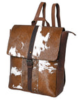 OHLAY KBG282 Backpack Hair-On Genuine Leather women bag western handbag purse