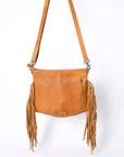 OHLAY LARGE CROSSBODY Hair-on Genuine Leather women bag western handbag purse