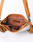 OHLAY LARGE CROSSBODY Hair-on Genuine Leather women bag western handbag purse