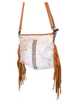 OHLAY LARGE CROSSBODY Hair-on Genuine Leather women bag western handbag purse
