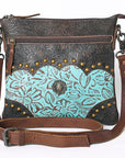 OHLAY KBG292 Cross Body Embossed Genuine Leather women bag western handbag purse