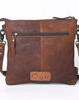 OHLAY KBG292 Cross Body Embossed Genuine Leather women bag western handbag purse