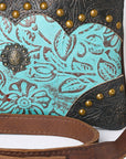 OHLAY KBG292 Cross Body Embossed Genuine Leather women bag western handbag purse