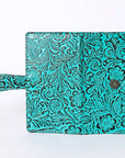 OHLAY KBG295 Coin Purse Embossed Genuine Leather women bag western handbag purse