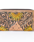 OHLAY KBG304 Coin Purse Hand Tooled Genuine Leather women bag western handbag purse