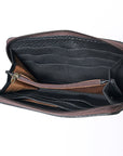OHLAY KBG304 Coin Purse Hand Tooled Genuine Leather women bag western handbag purse