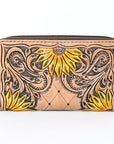 OHLAY KBG304 Coin Purse Hand Tooled Genuine Leather women bag western handbag purse