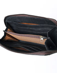 OHLAY KBG305 Coin Purse Hand Tooled Genuine Leather women bag western handbag purse