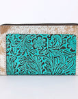 OHLAY KBG310 Coin Purse Embossed Hair-On Genuine Leather women bag western handbag purse