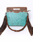 OHLAY KBG314 Clutch Hand Tooled Embossed Genuine Leather women bag western handbag purse