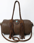Duffel Genuine Leather women bag western handbag purse