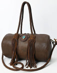Duffel Genuine Leather women bag western handbag purse