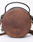 American Darling Canteen Hand Tooled Genuine Leather Women Bag Western Handbag Purse