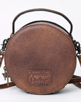 American Darling Canteen Hand Tooled Genuine Leather Women Bag Western Handbag Purse